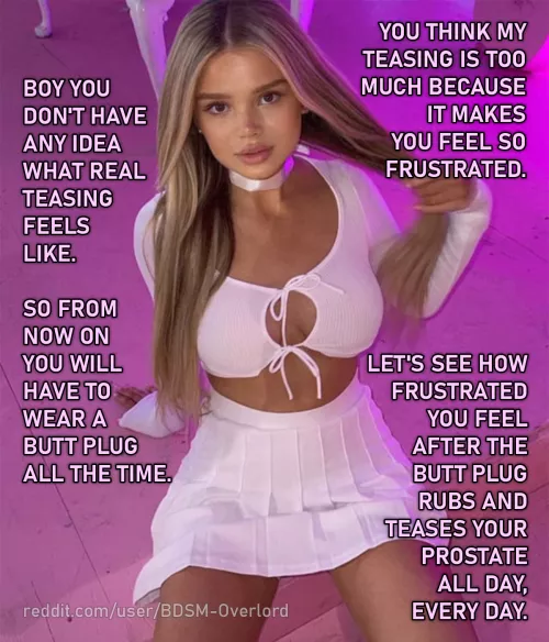 She shows you what real frustration feels like – Day 12 | 30 Days Of Chastity (Locktober)