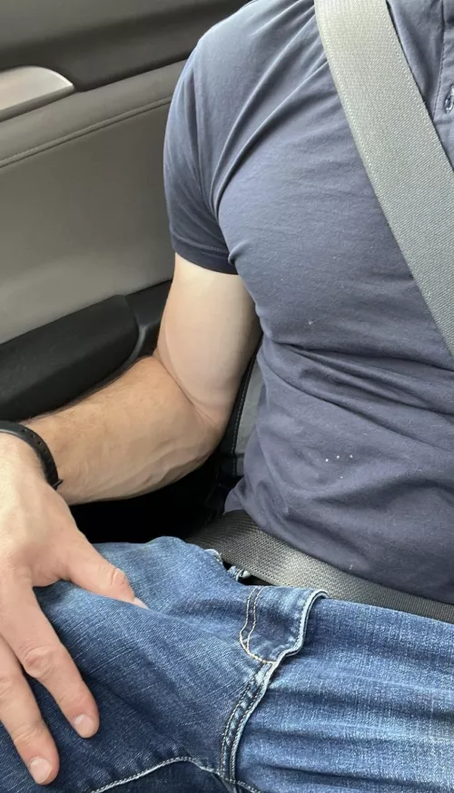 Stuck in traffic after work, wish you were here with me 😏