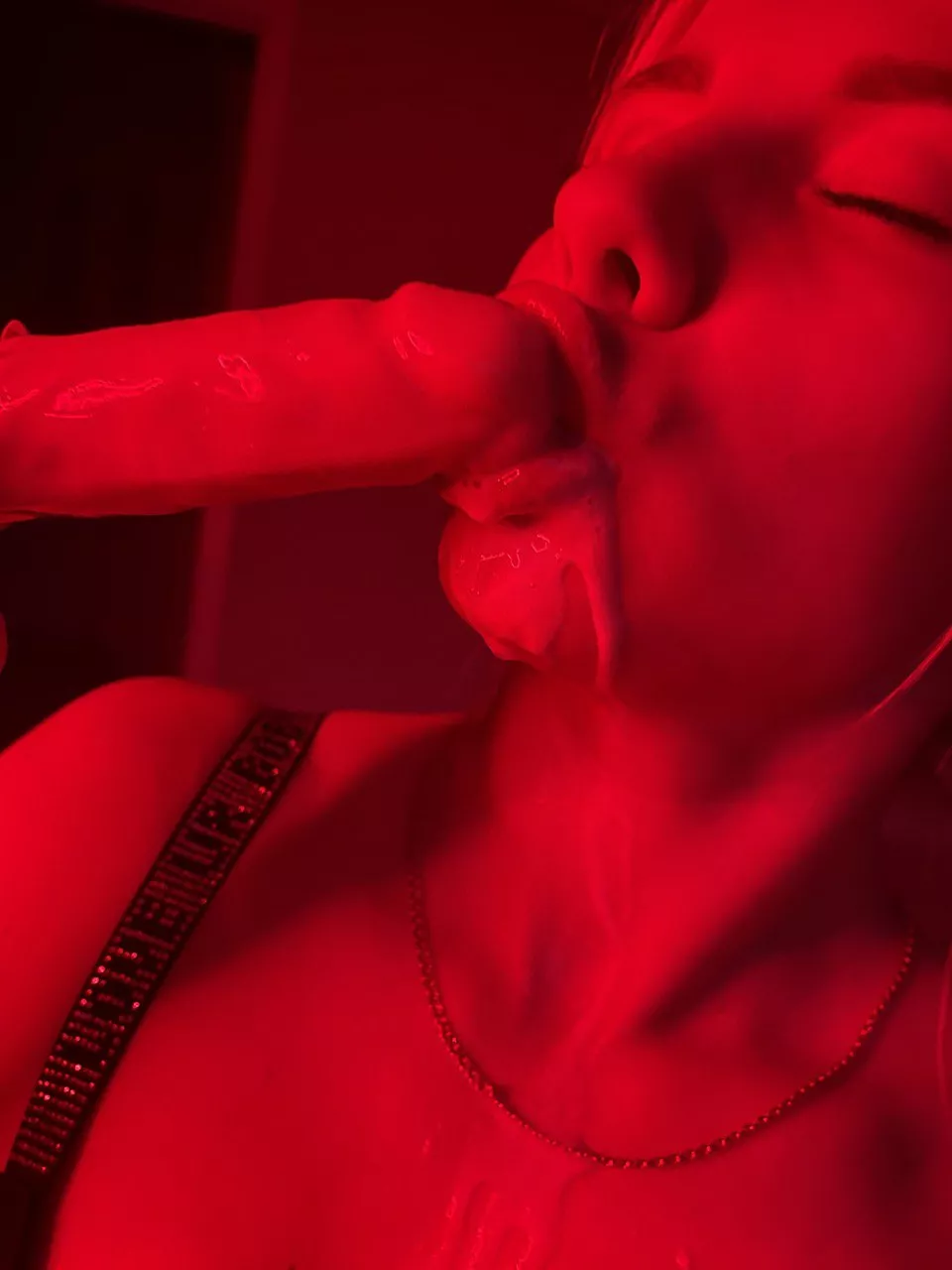 Too much cum on my face...