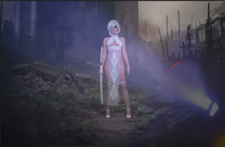 2B cosplay by Fairy Elfie