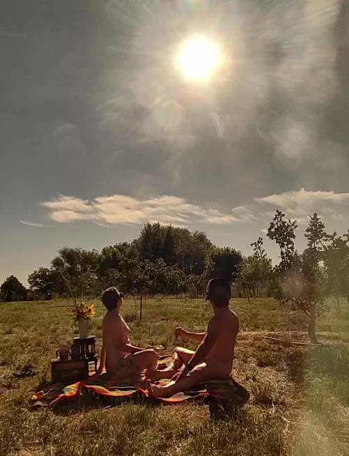 Annular solar eclipse picnic...