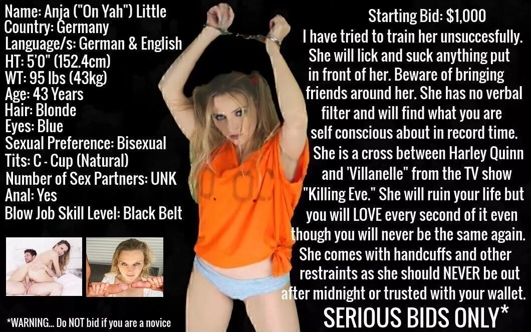 German wife 4 Rent or Sale. Very Experienced