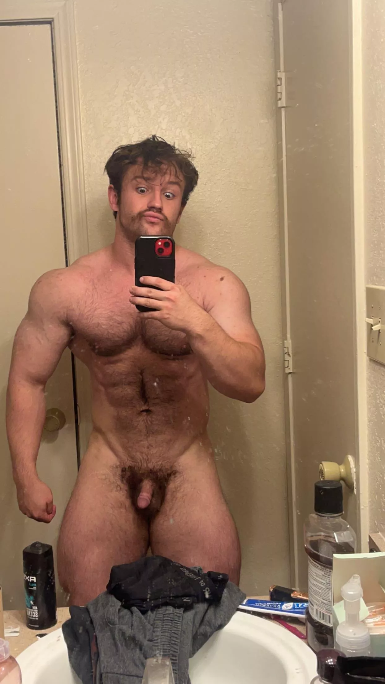 Hairy and pumped up