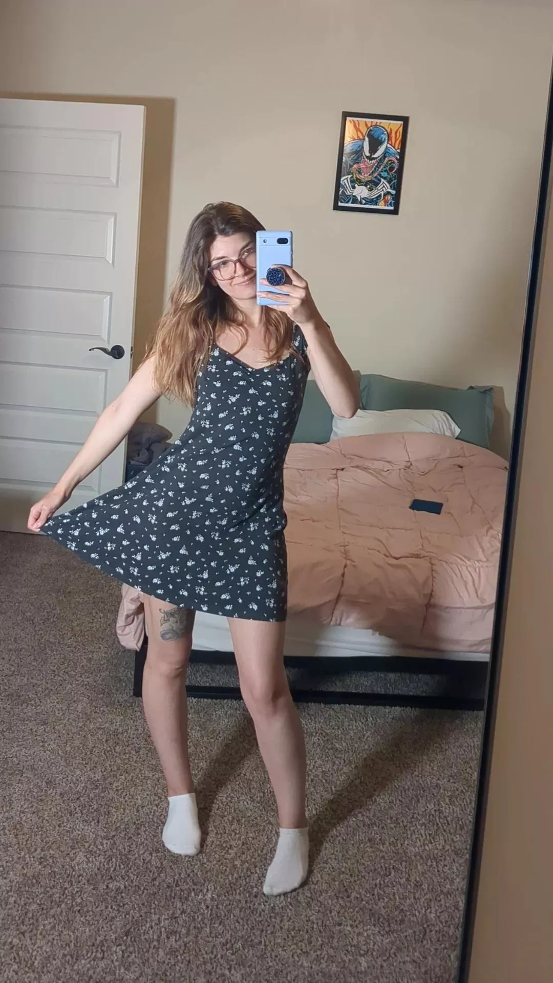 I love wearing sun dresses! They're the best. (F)