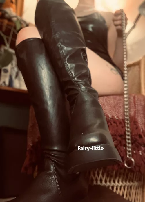 In love w my new boots. Need a good boy to lick them
