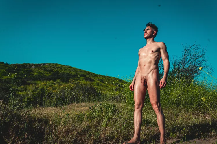 Nude sunset hike