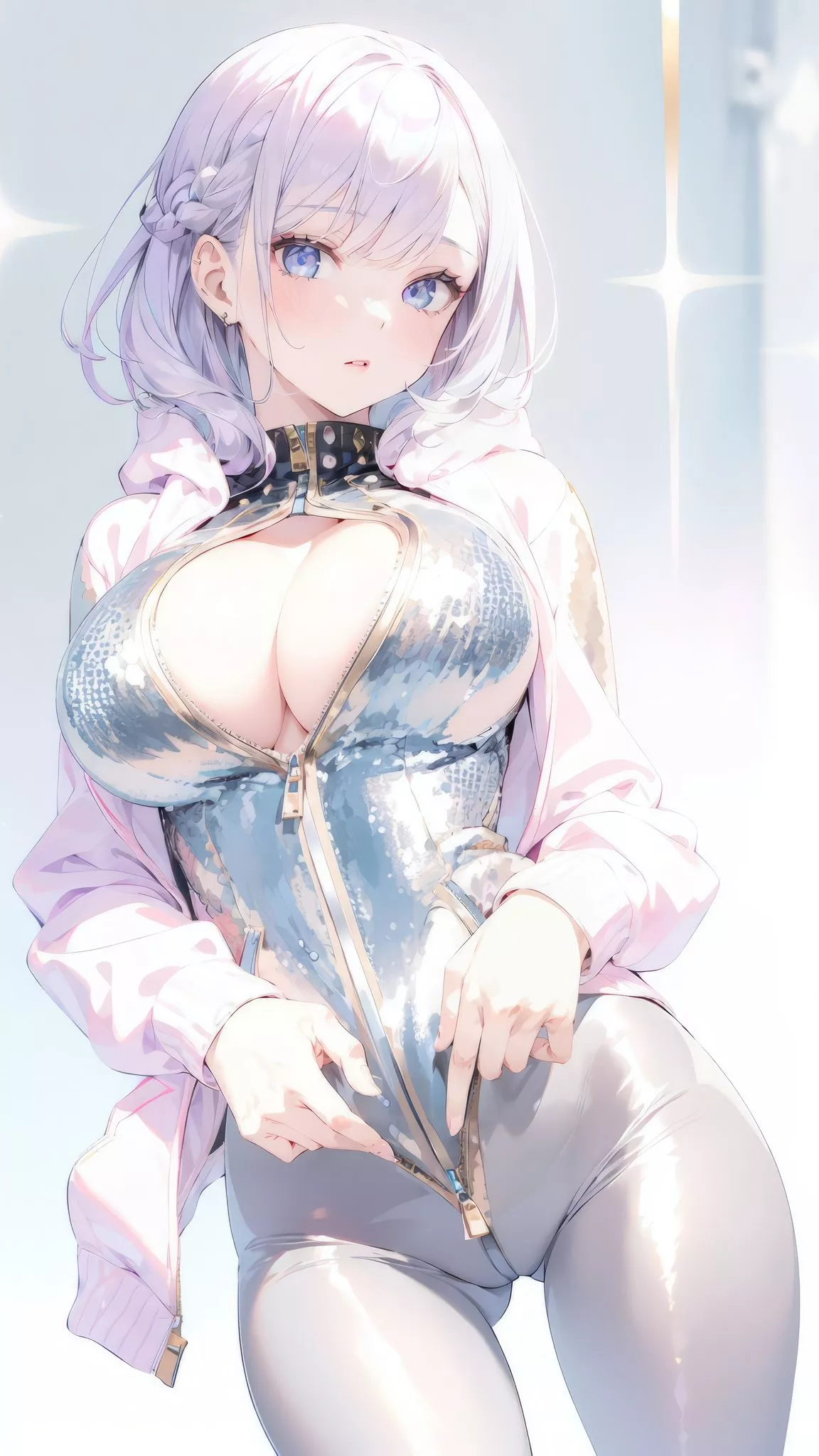 Partial Glitter Bodysuit