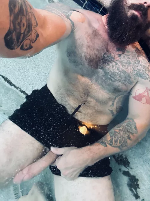 The hotel’s spa room doesn’t have any cameras… join me?