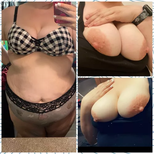 Too nervous to show my face but not my tits