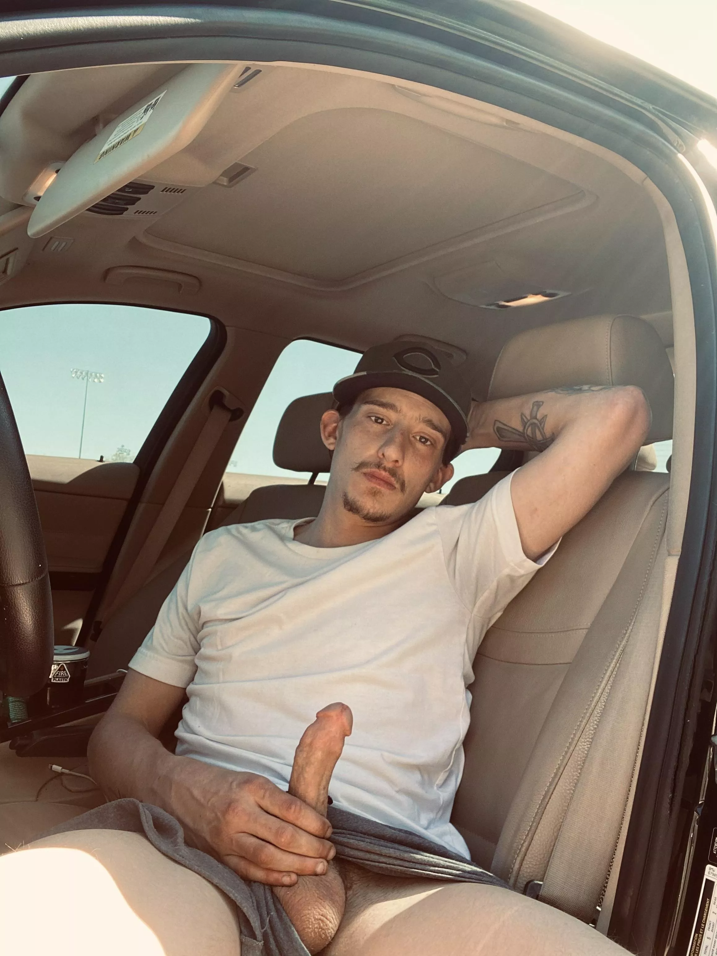 Waiting for someone to walk by the cruising grounds