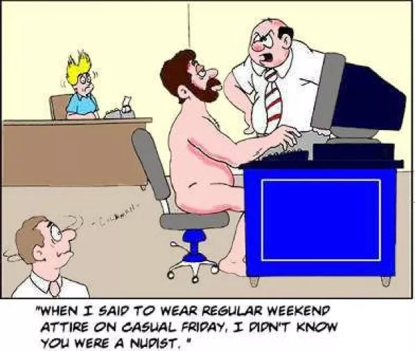 What Casual Friday means to us.