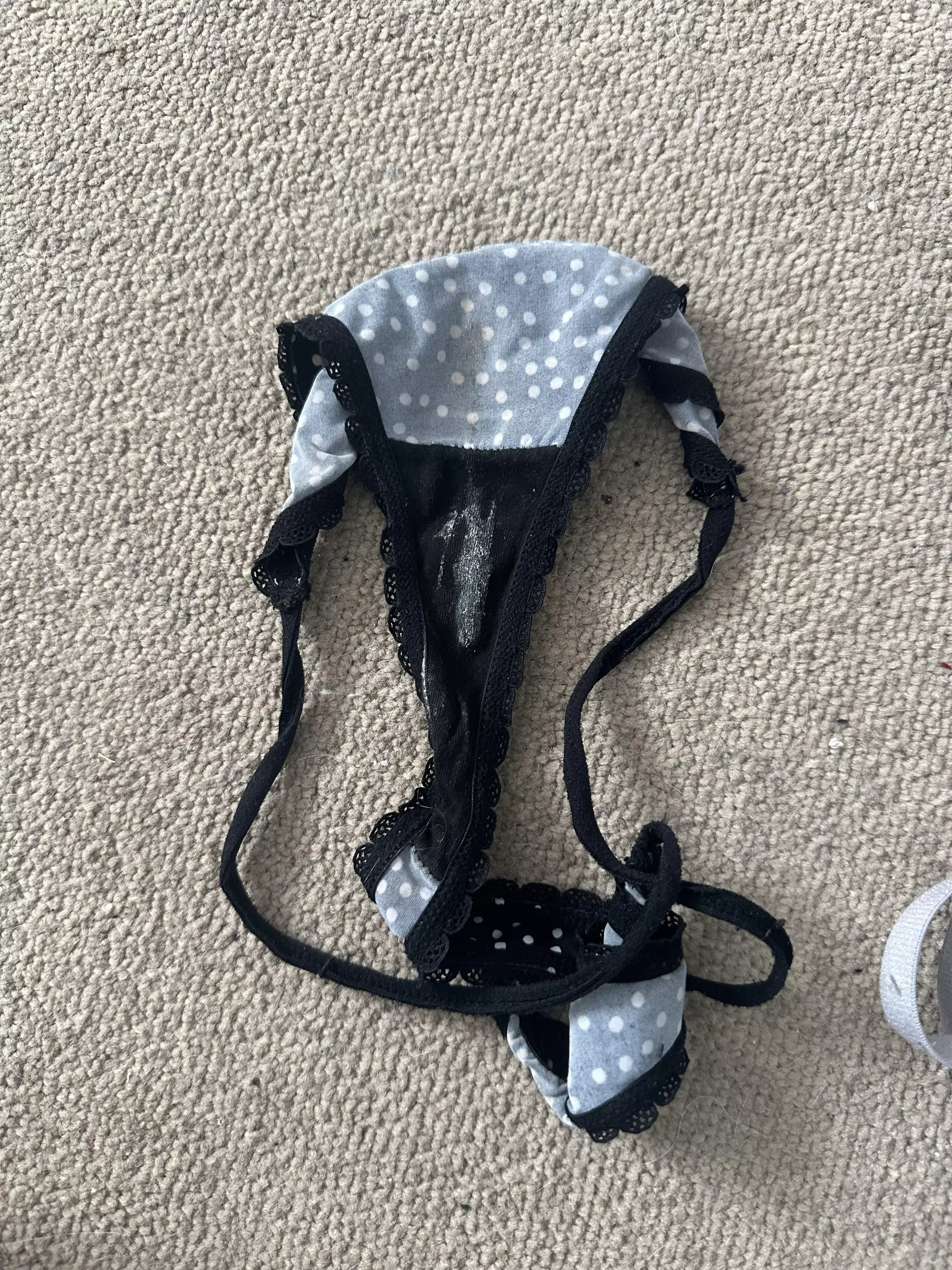 GF creamy wet panties