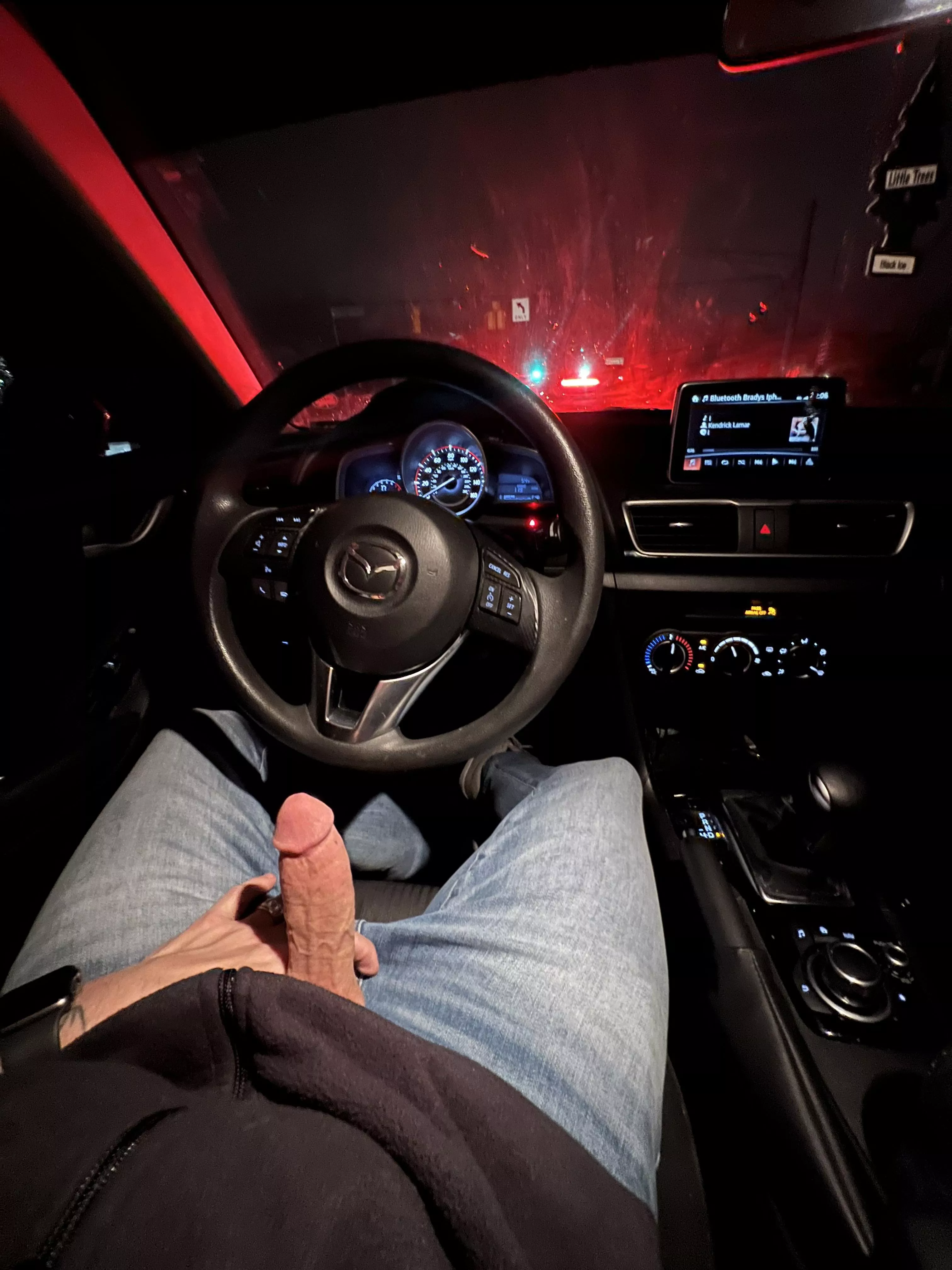 I’m your Uber driver and you see this. Are you getting in the front or back?