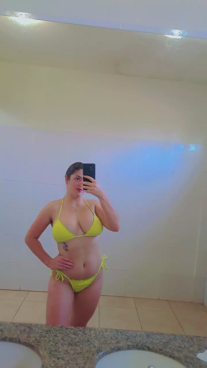 Like my new swimsuit?