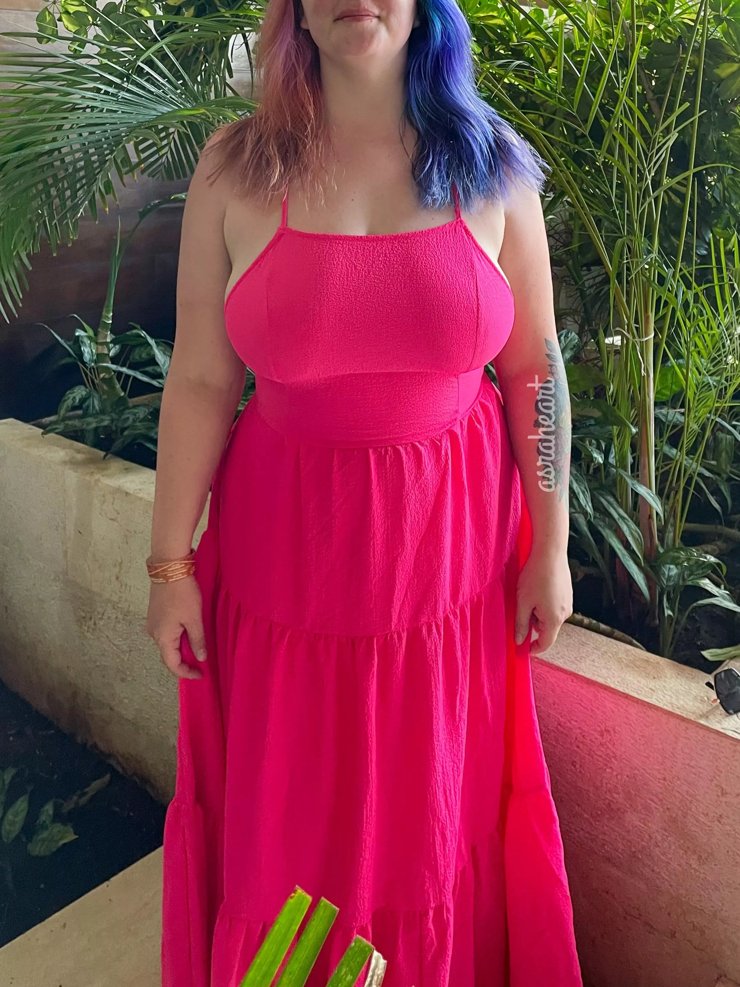 My first time going braless in public 🩷