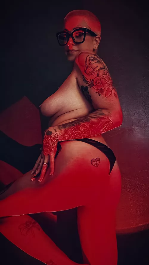 Playing with shadows & a red light