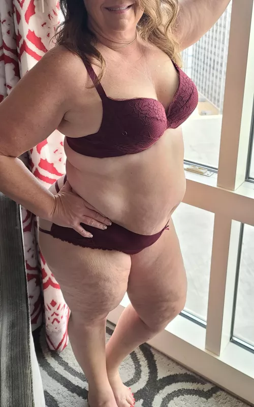 Sexy lingerie on a married shared 50plus milf!