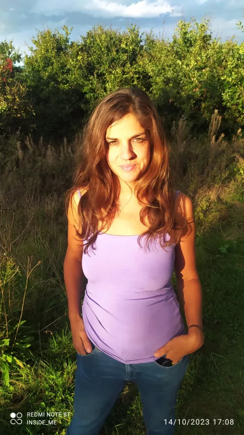 This sunlight really highlights my nipples