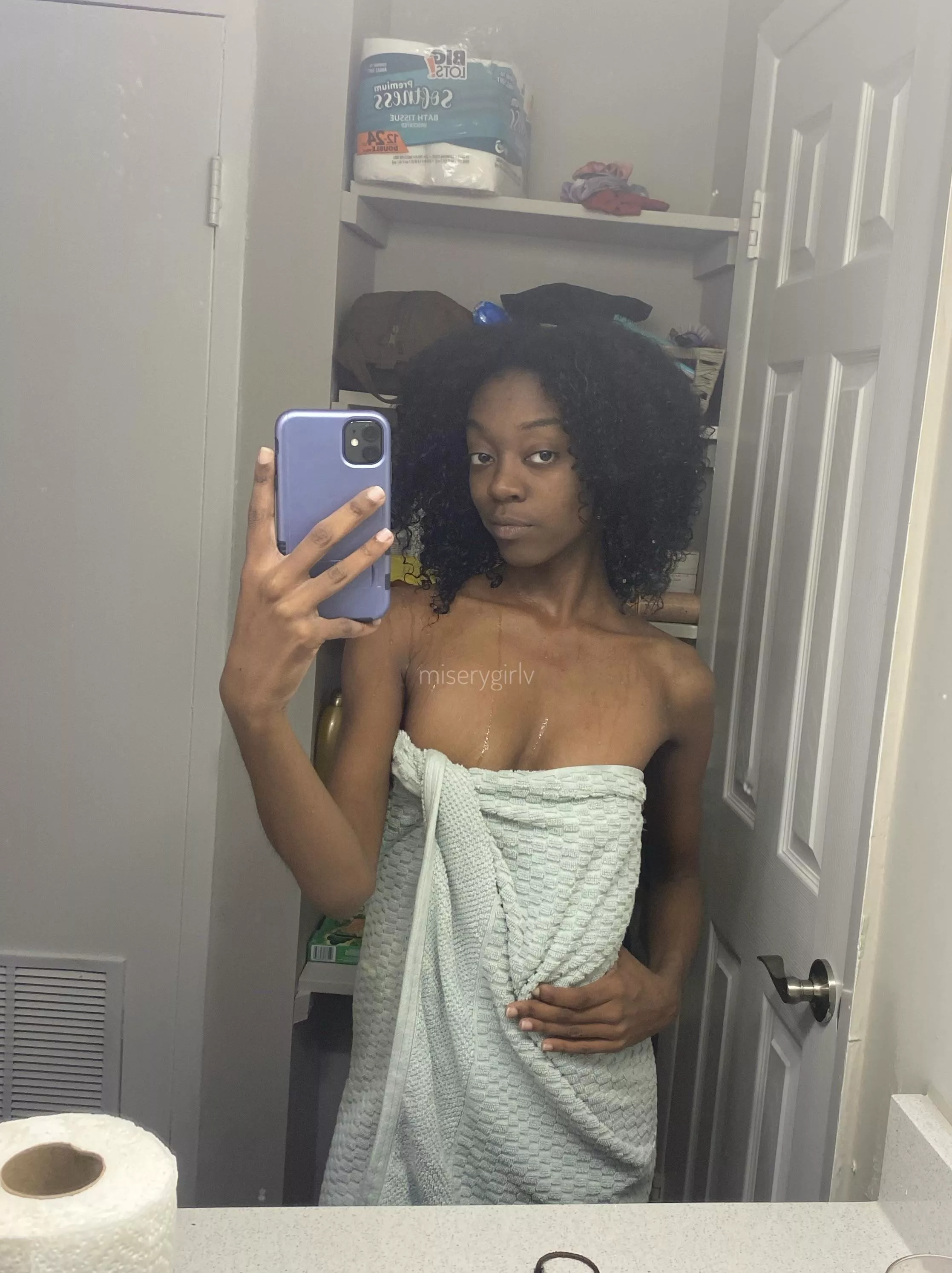 You should see me wet without the towel