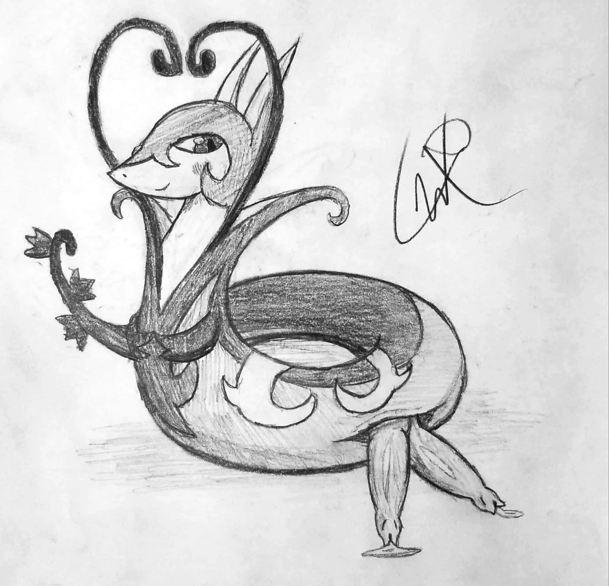 A Shy Serperior Shows of his Twin Dicks [M] (OC)