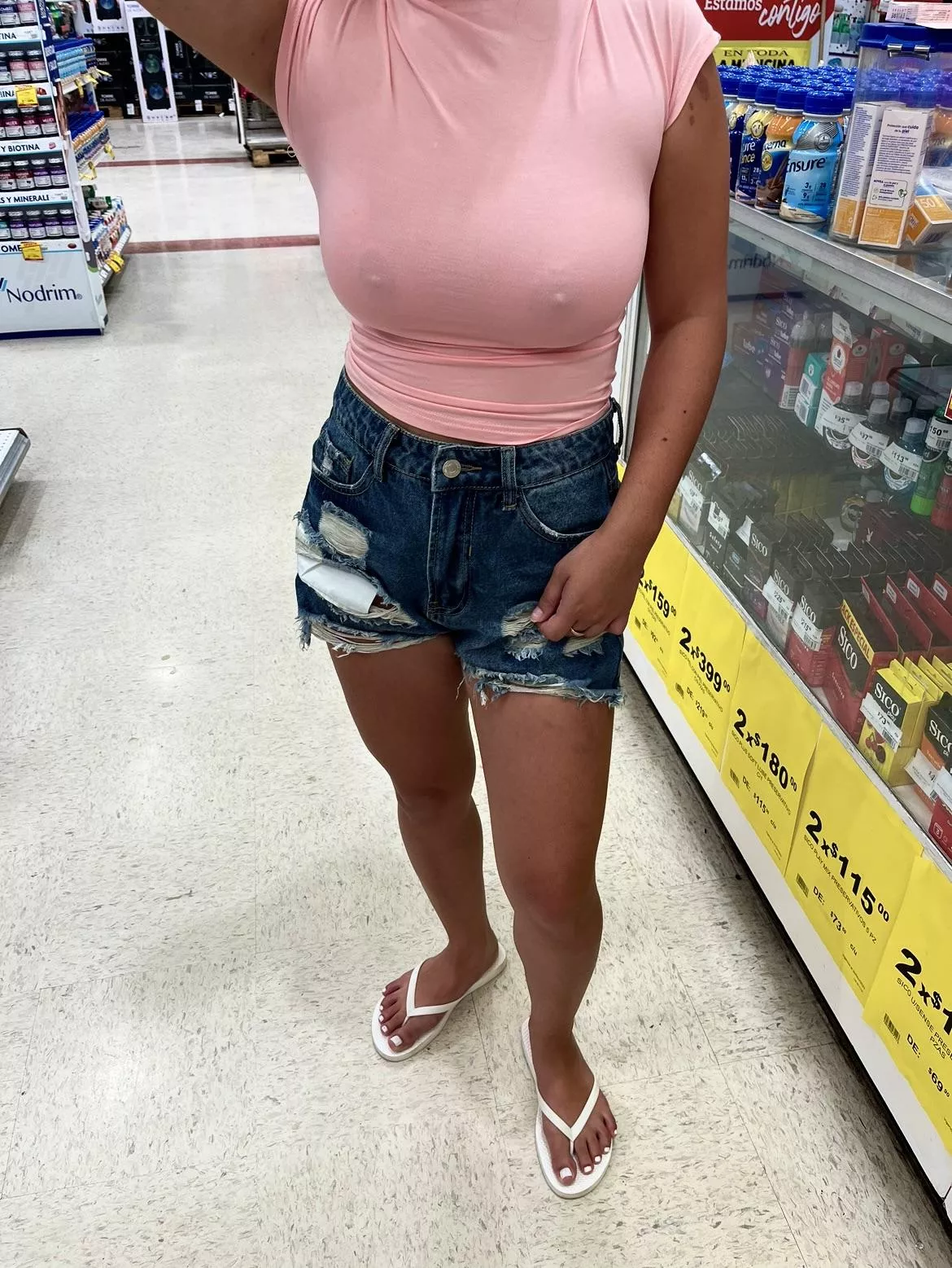 At the grocery store