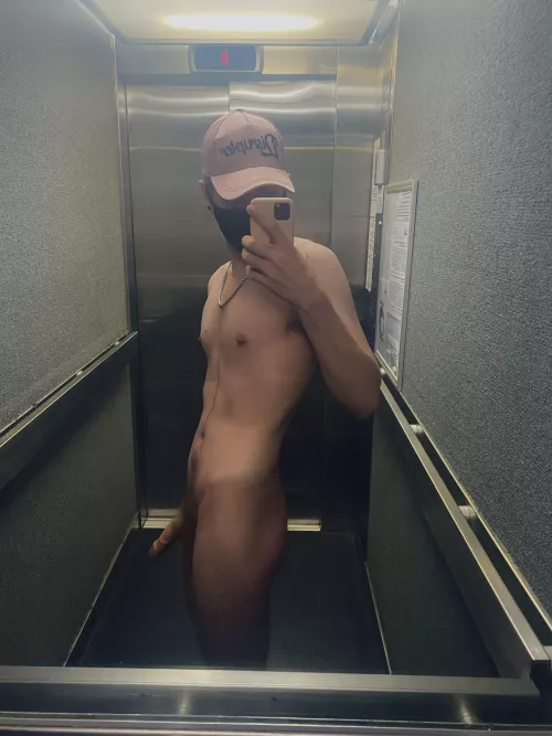Ever went up and down in an elevator while wanking?