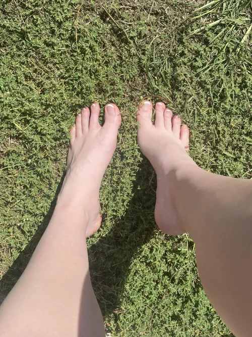 Get on your knees and lick my toes