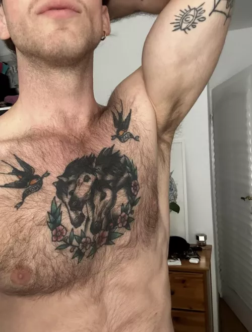 I just love being hairy