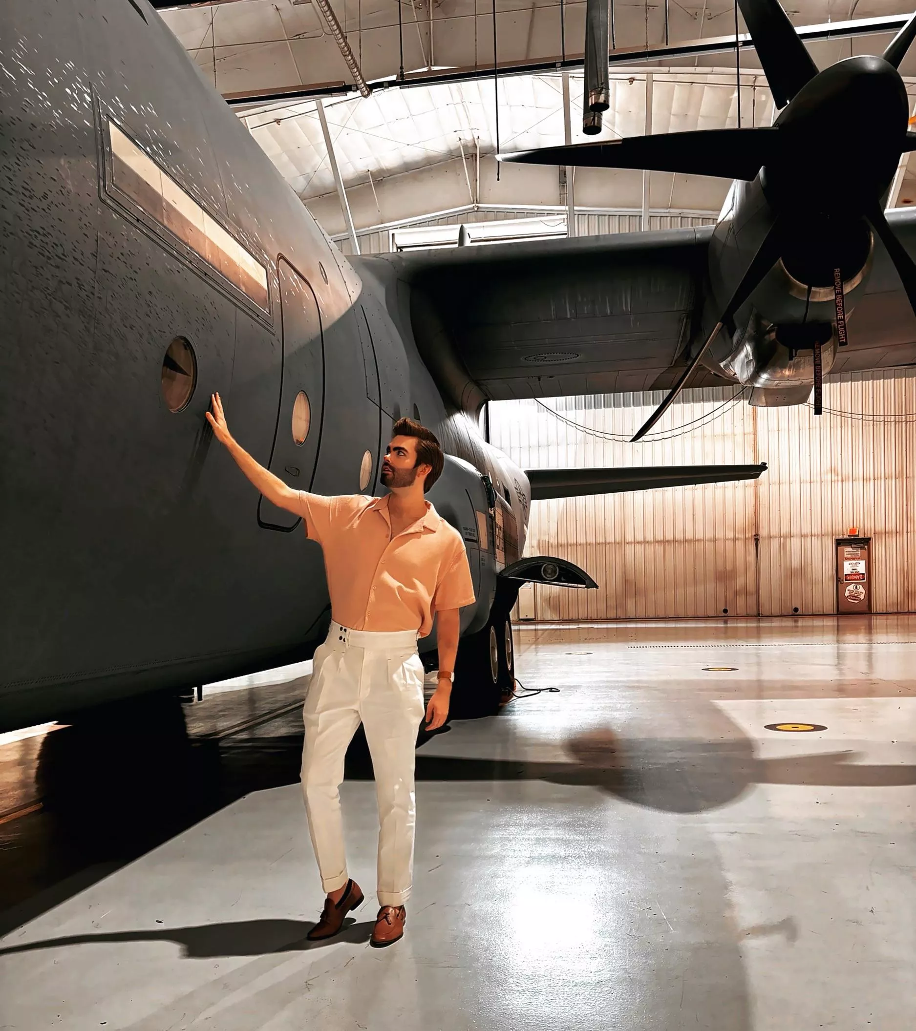 I went to my uncles air force retirement and felt like a pin up boy!