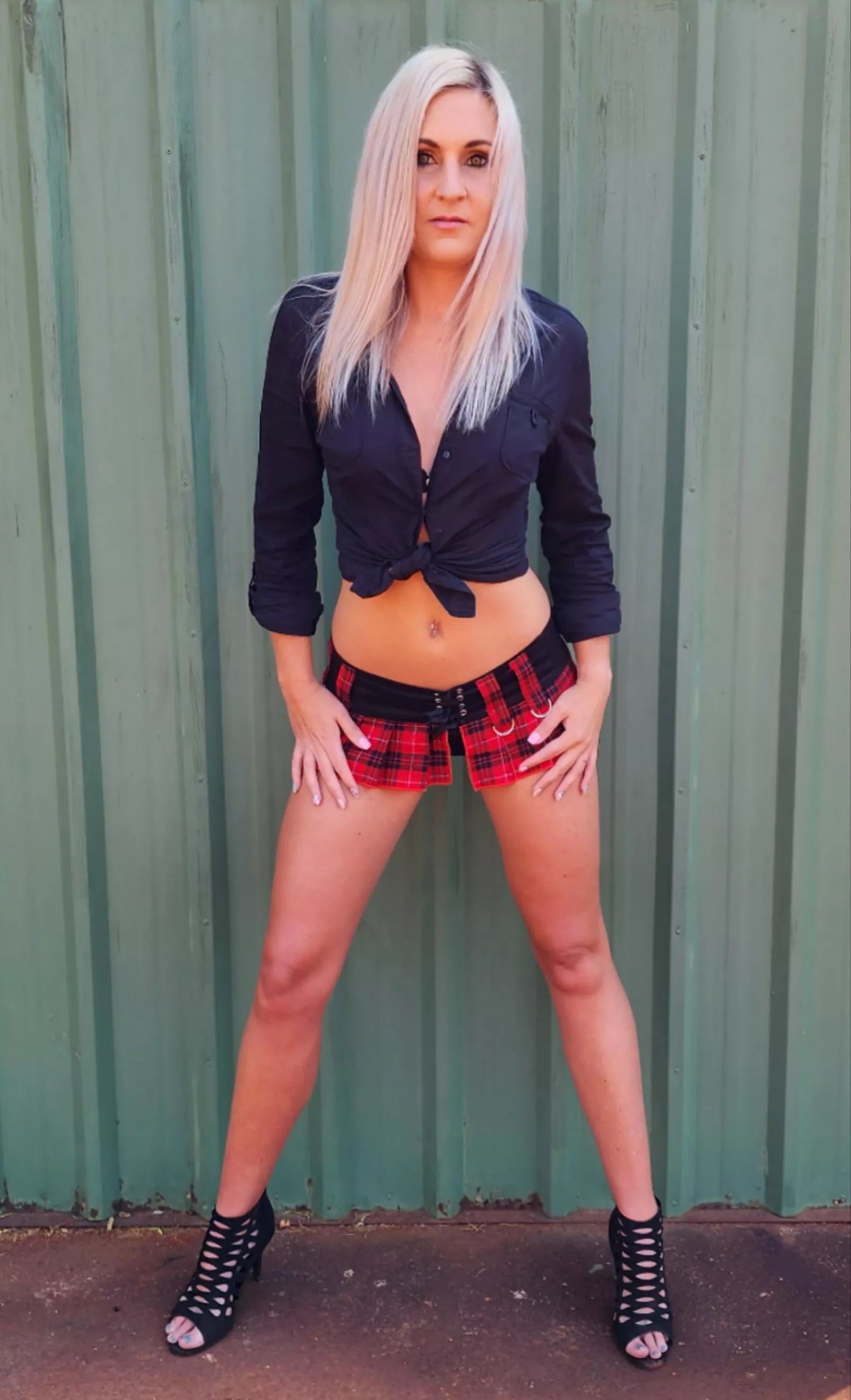 Maybe my skirt is a little short