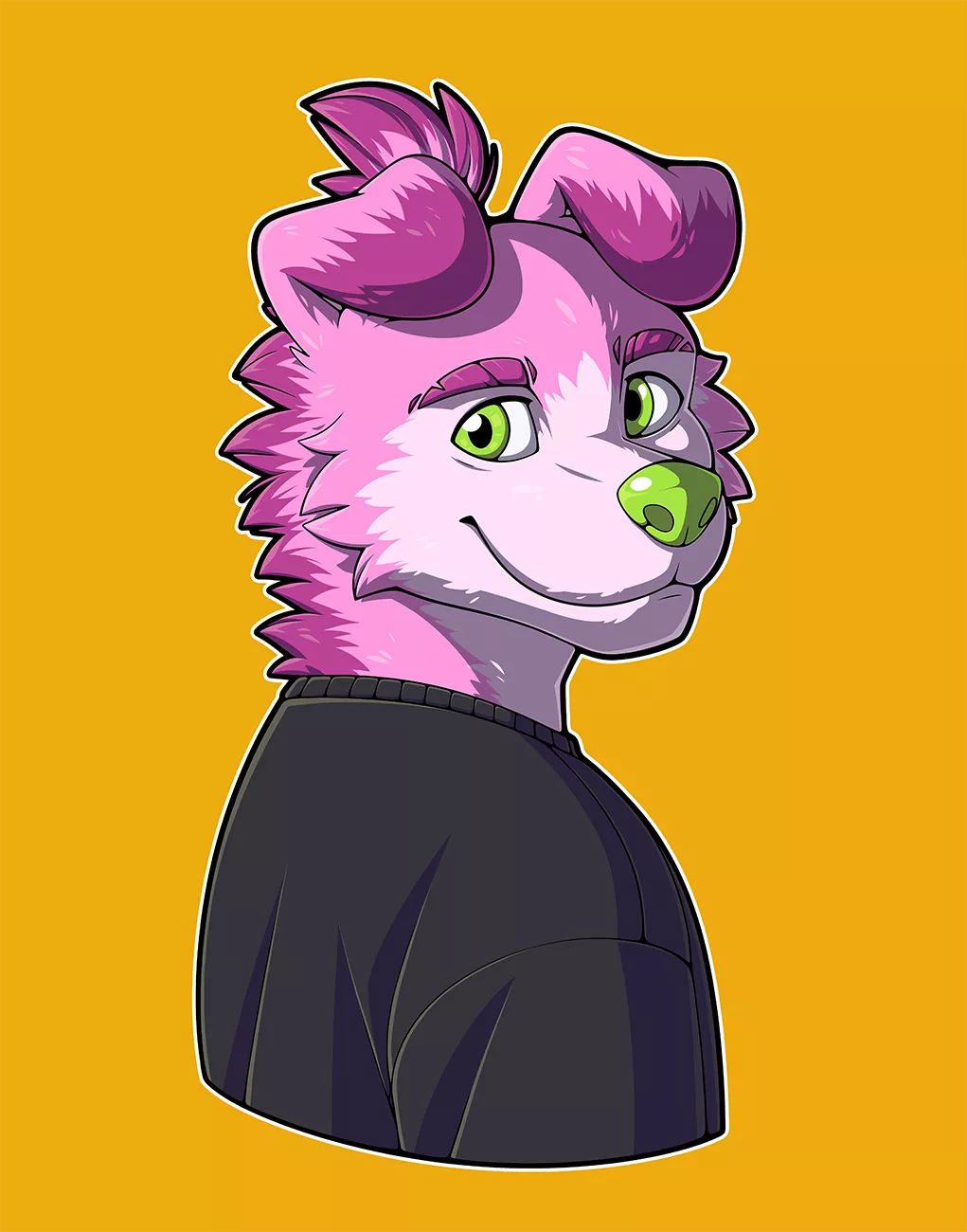 Simple character bust :) [art by me]