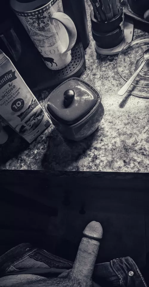 Waiting on the morning brew.