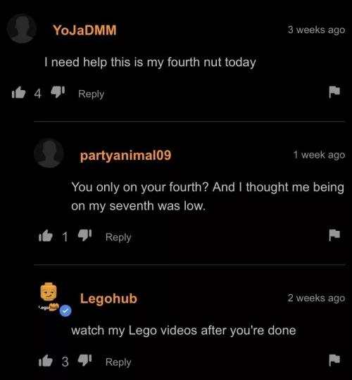 Watch my Lego videos after you’re done