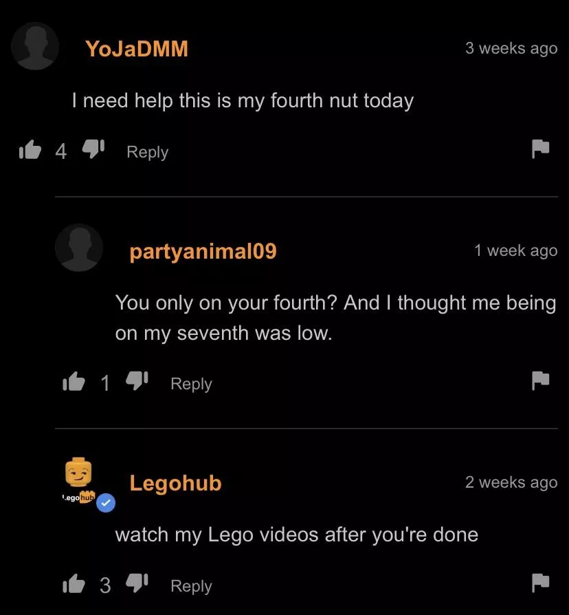 Watch my Lego videos after you’re done