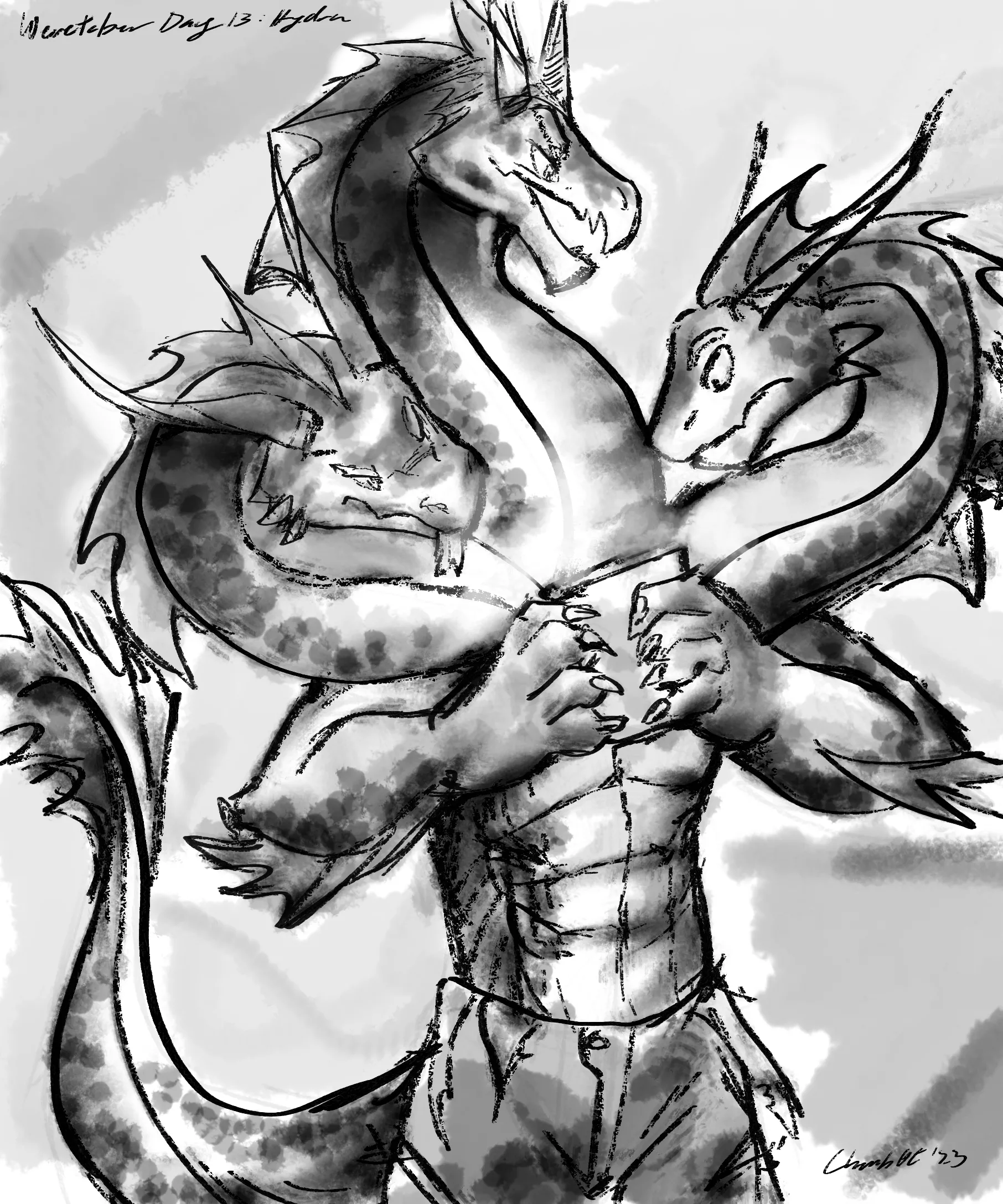 Weretober Day 13: Hydra