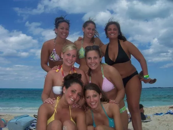 [7] college girls at the beach! top row 1-3, mid 4-5, bottom 6-7