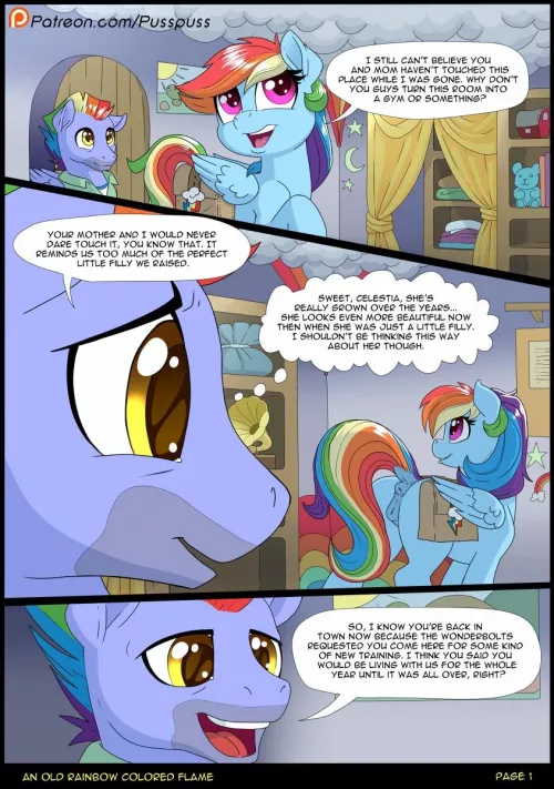 an old rainbow colored flame by pusspuss