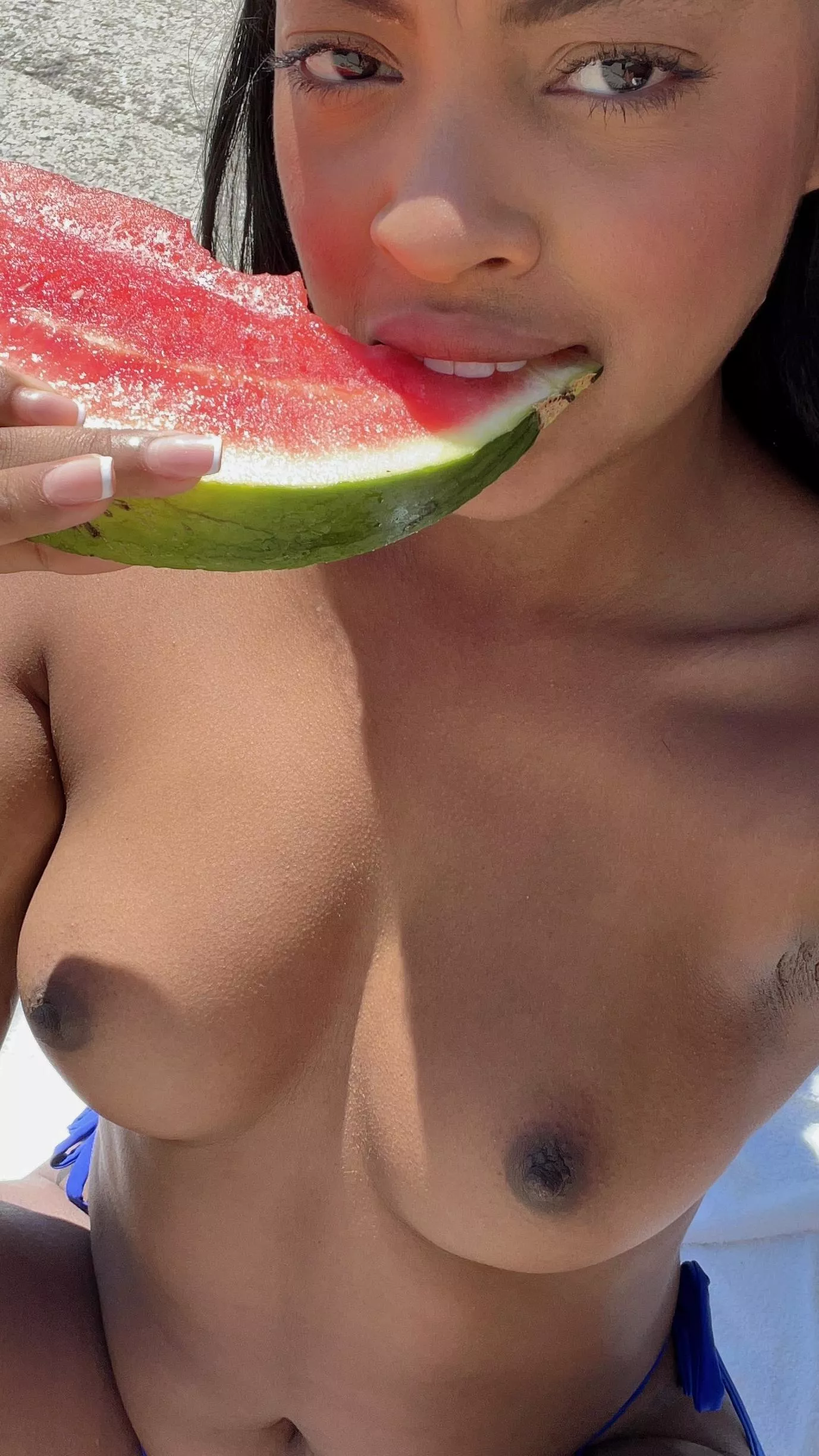 Any one else love a juicy watermelon on a warm day ?