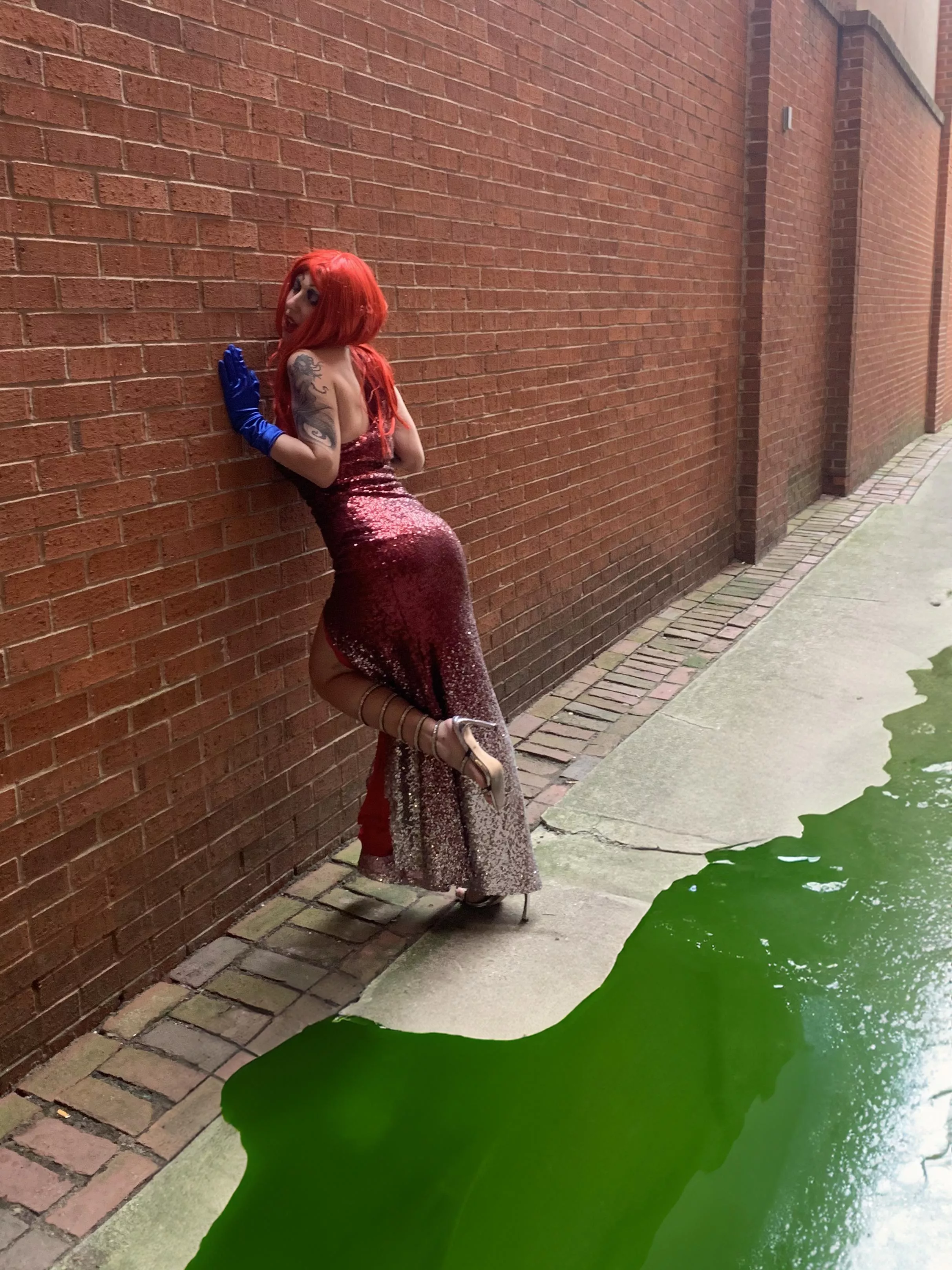 Beware of the goo. Jessica Rabbit from Who Framed Roger Rabbit by Sirenskiss3