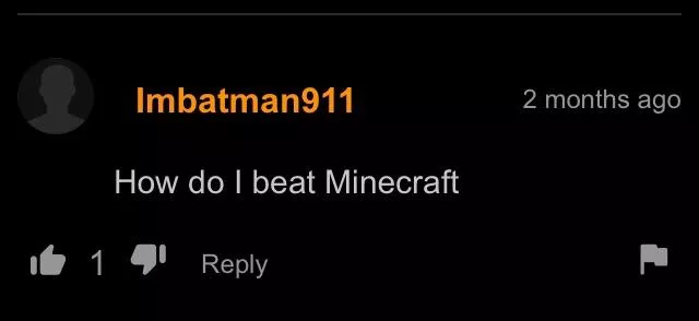 He needs to know now