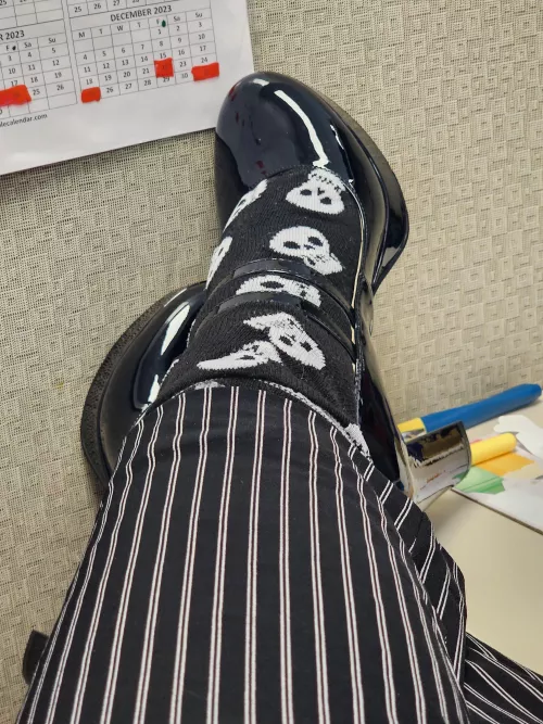 I will never apologize for socks and heels.