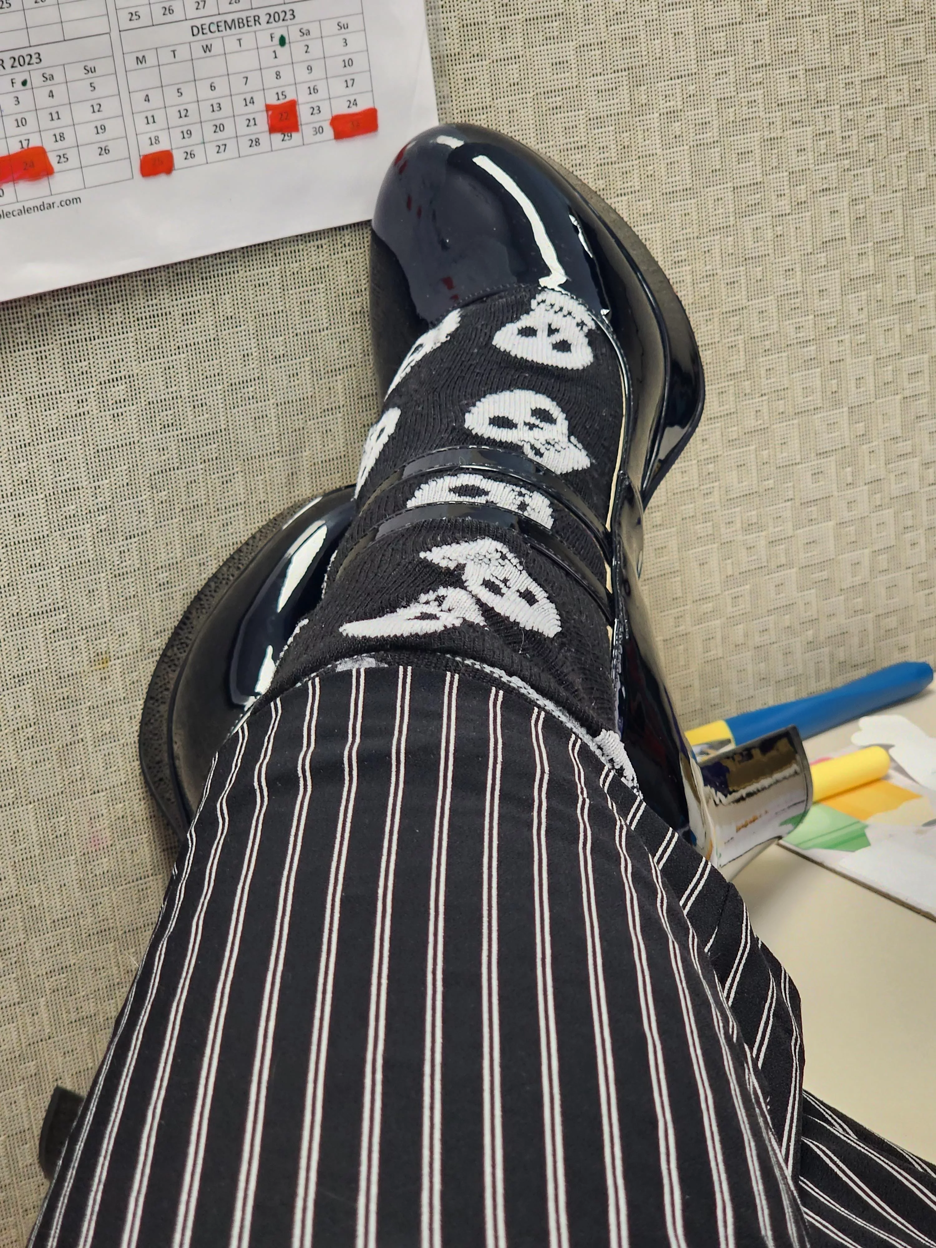 I will never apologize for socks and heels.