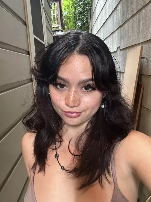 No make up, just my natural freckles