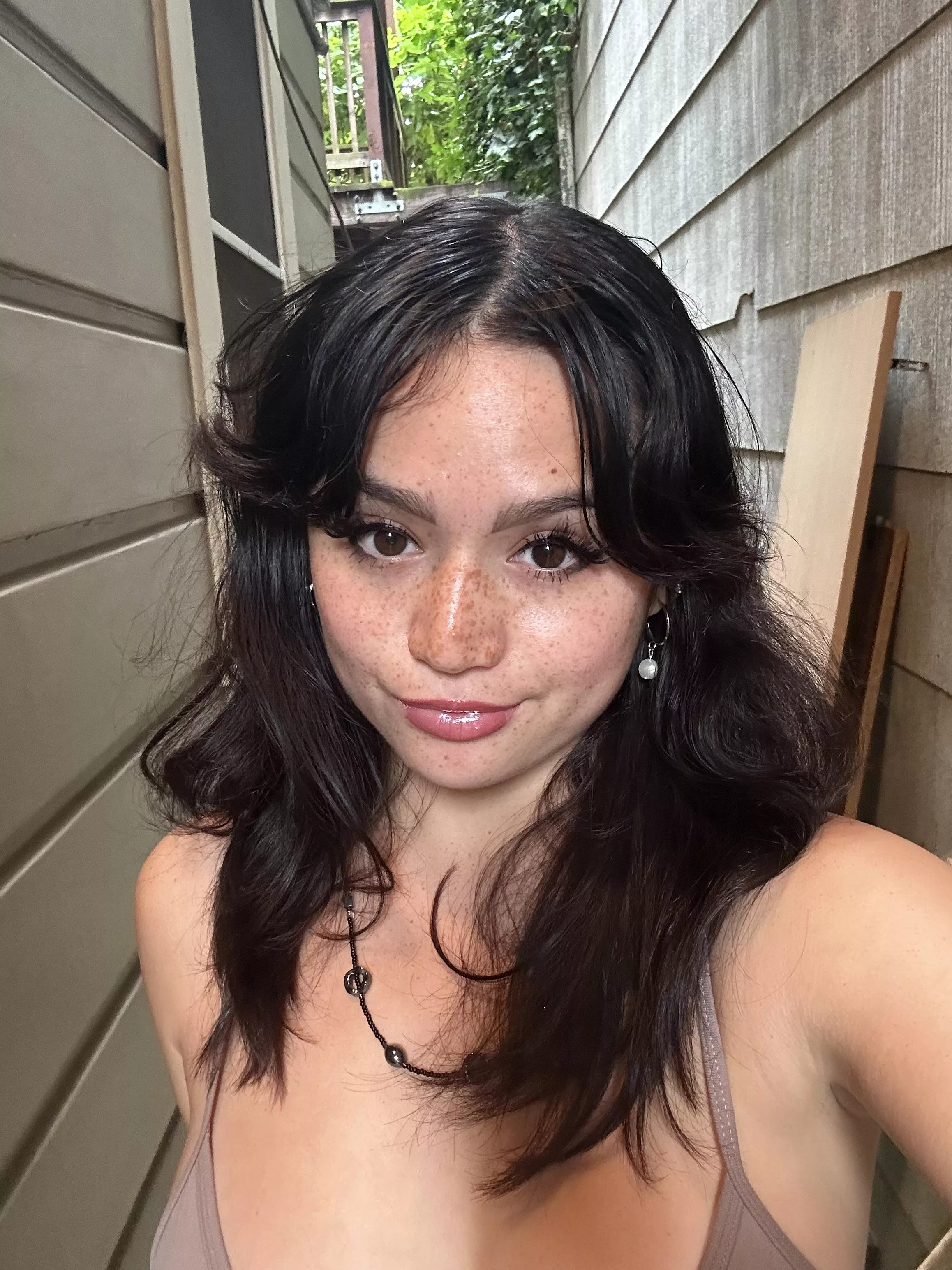 No make up, just my natural freckles