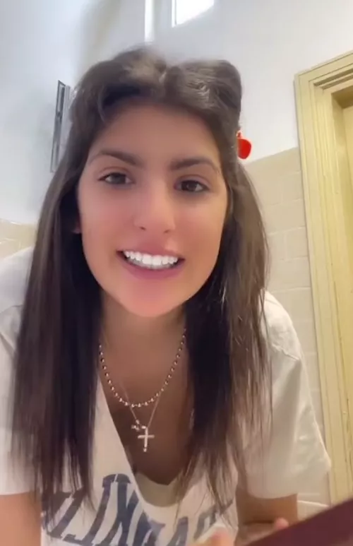 Pastor's daughter gives a peek