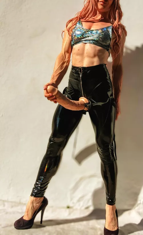 Would you date a wrestler muscle girl who’s into pegging?