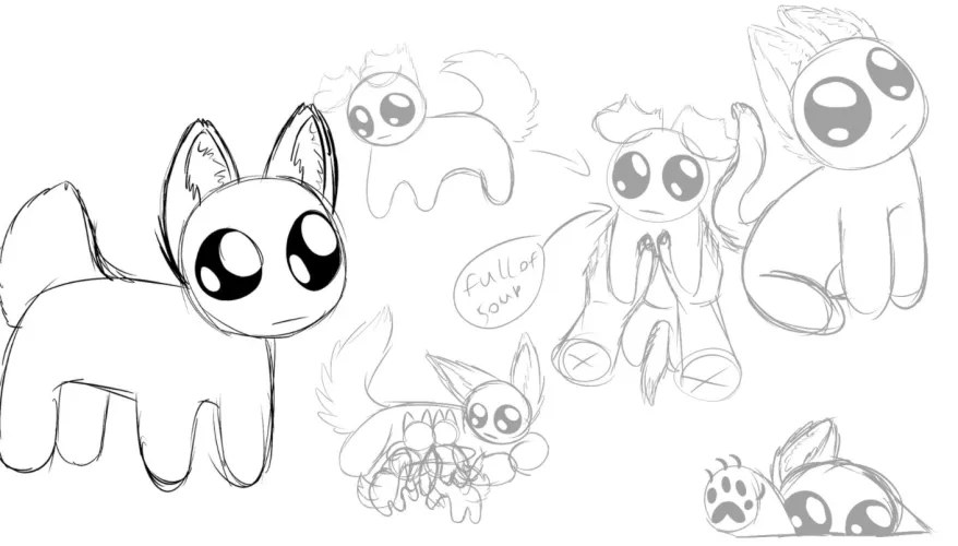 Autism/tbh creatures but furries (Art made by me)