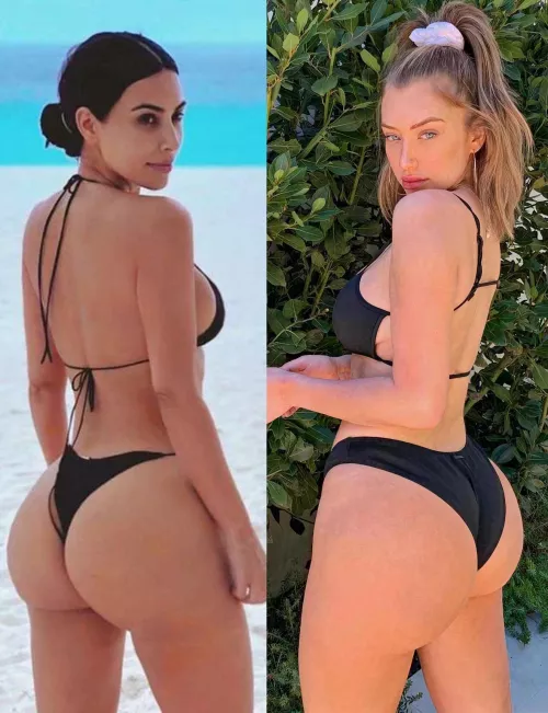 Bigger ass: Kim or Stassie?