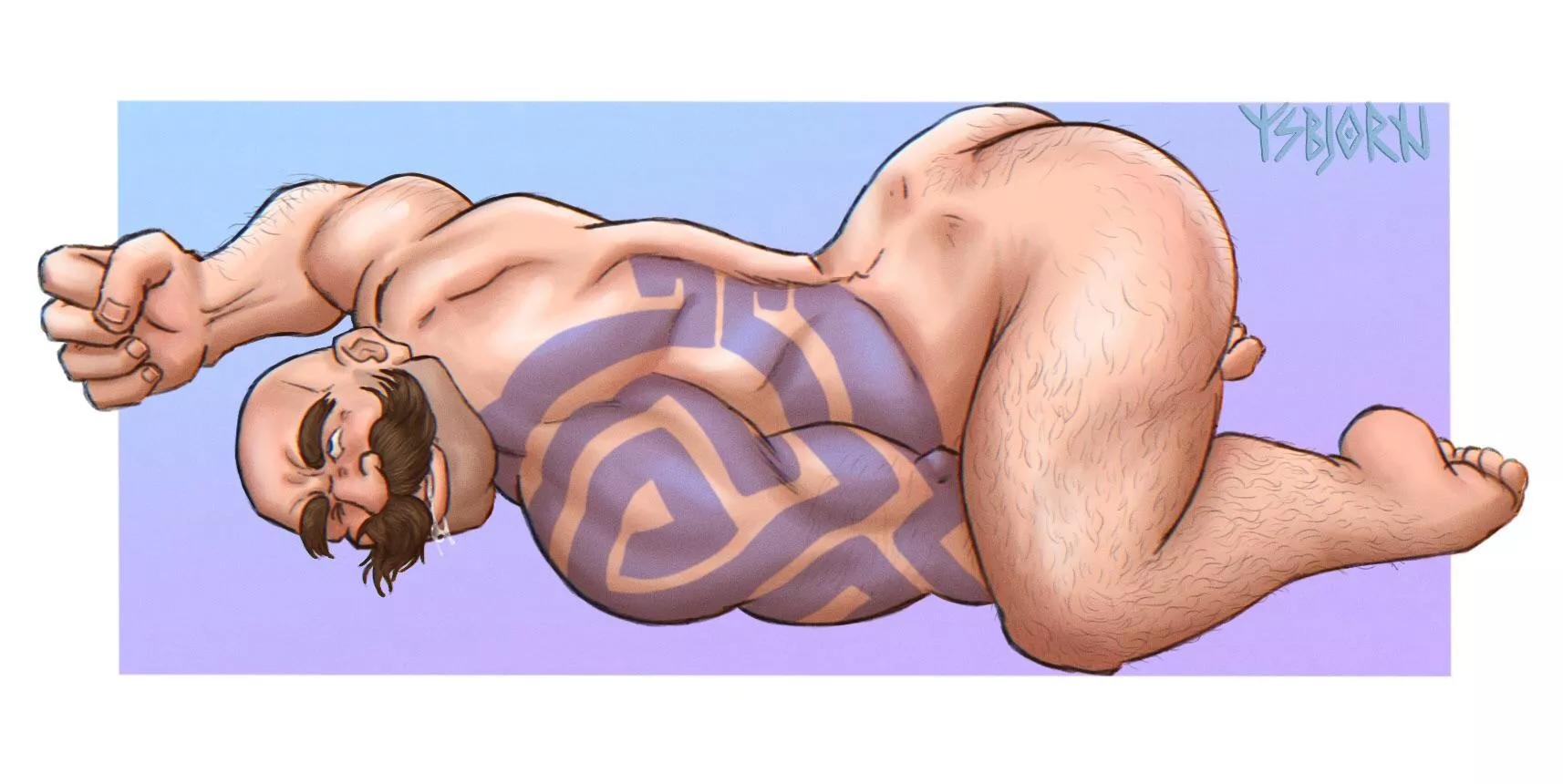 Braum’s ass by me (ysbjorn07 on tumblr, twitter, instagram, patreon)