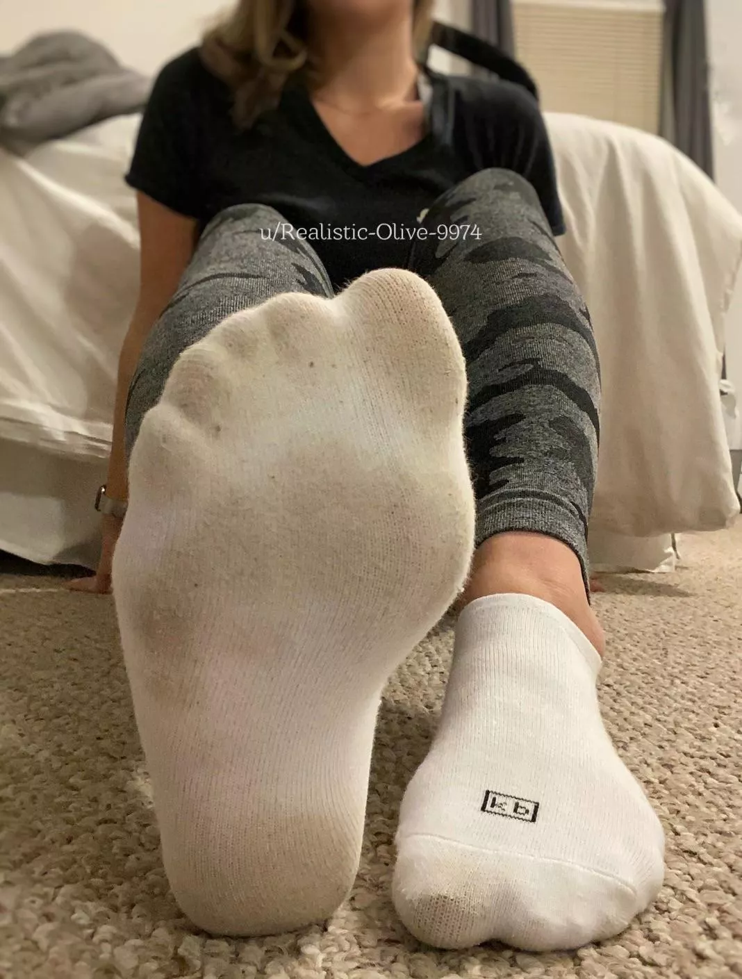 Cute little toe prints in my kb socks 🧦